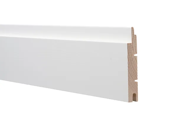 STS3 15x95x2370 puhdas valkoinen päätypontattu