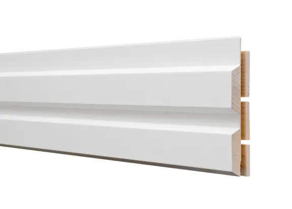 STV-Valeponttipaneeli 15x95x2370 puhtaan valkoinen päätypontattu