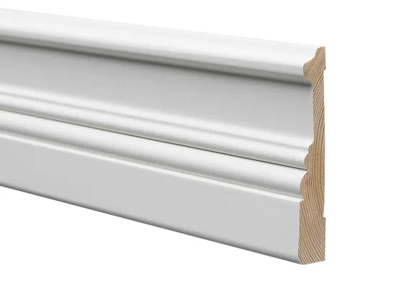 Peitelista 20x118x3200 koriste valkoinen